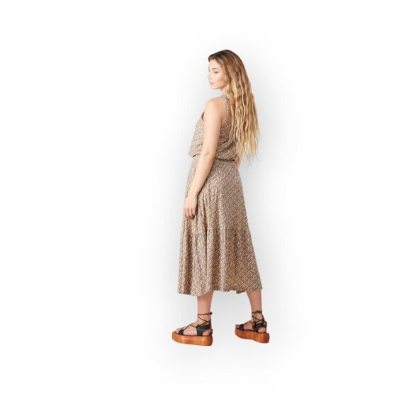 Anthropologie Boho 90s Maxi Dress 100% Pima Cotton Size S - Picture 4 of 15